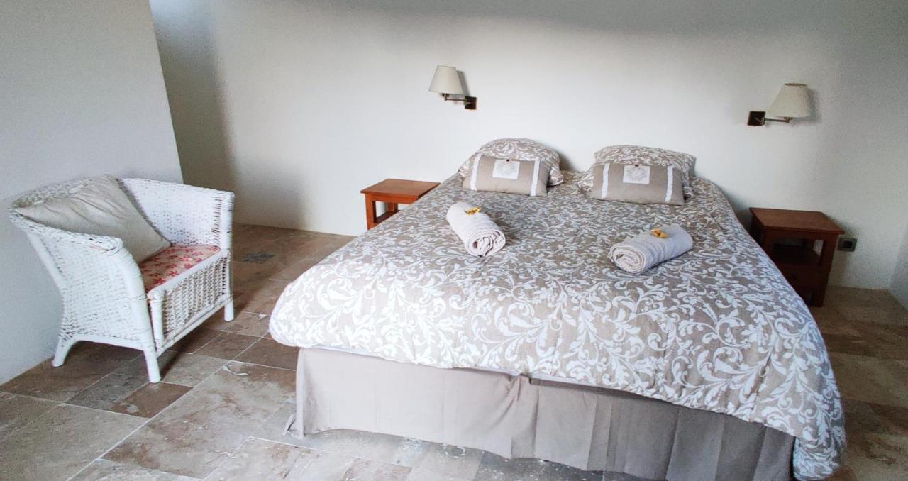 Superbe Chambre Avec Terrasse, Parking Prive, Jardin, Calme, Climatisation, 10 Mn Pont Du Gard #7 Appartement Rochefort-du-Gard Buitenkant foto